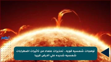 توهجات شمسية قوية.. تحذيرات علماء من تأثيرات اضطرابات شمسية شديدة على الأرض قريبا